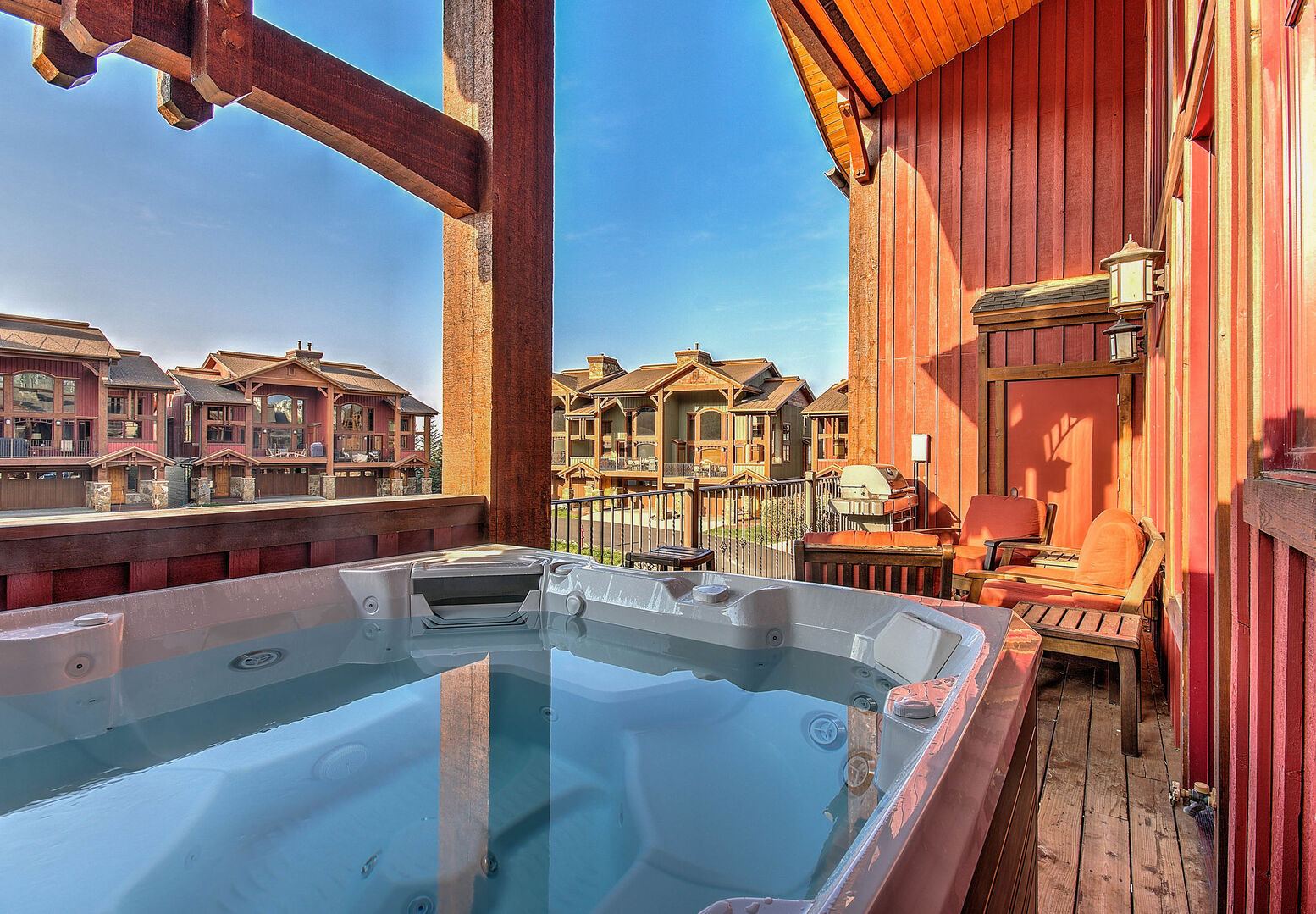 rental with hot tub